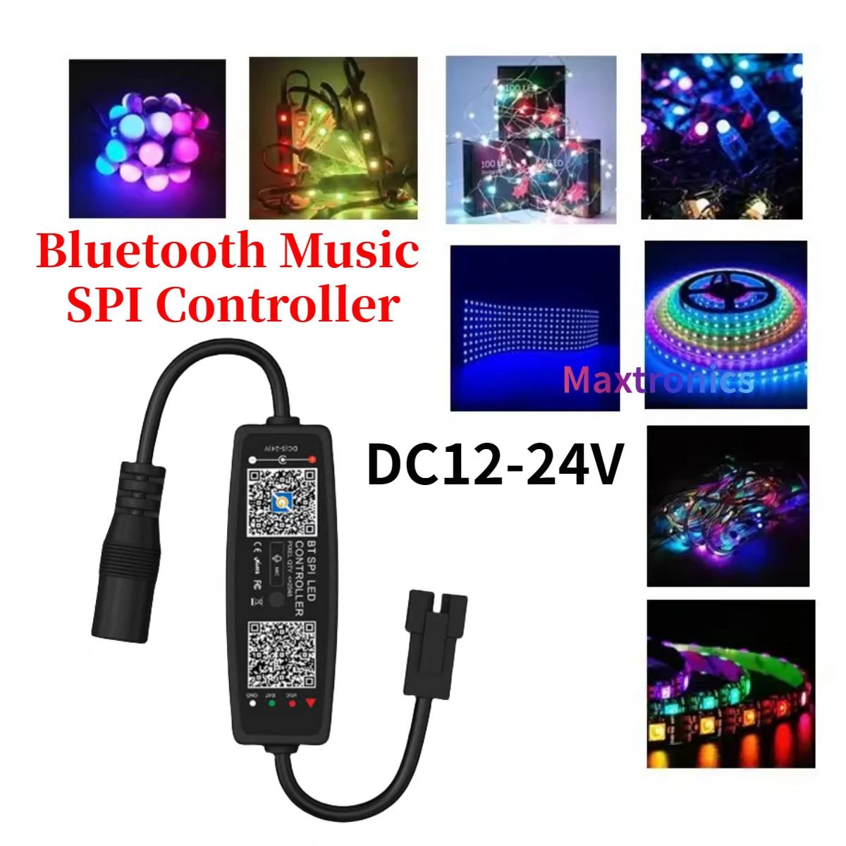 ̴   SPI Ʈѷ, MAX2048 ȼ 6A, ܻ RGB Ǯ ÷ WS2811 /1903 IC LED Ʈ Ʈ DC12- 24V